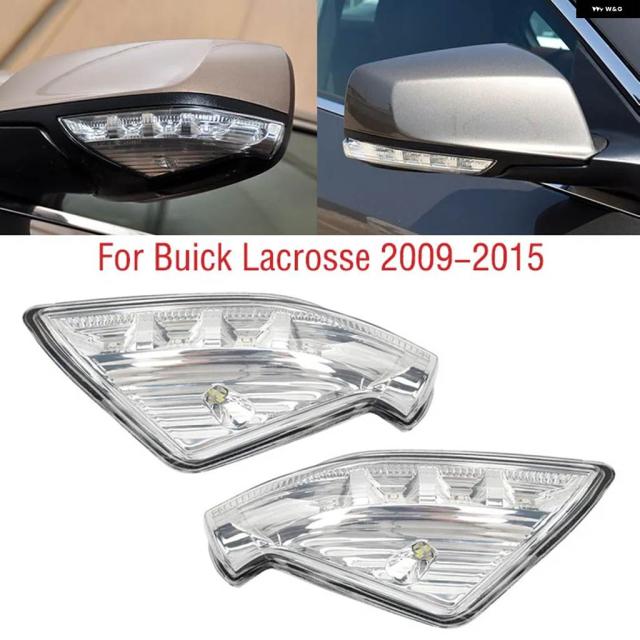 LED 車ドアサイドミラー ウィンカーライト ビュイック ラクロス 2009 - 15 バックミラー インジケーター ランプ