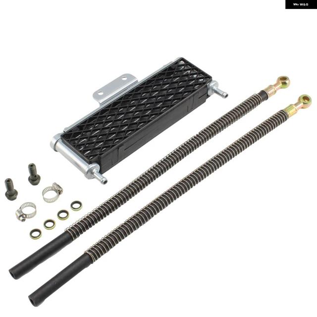 オイルクーラー バイク ラジエーター キット 水冷式 エンジン 冷却 ホンダ カワサキ モンキー モトクロス ピットダート バイク_1
