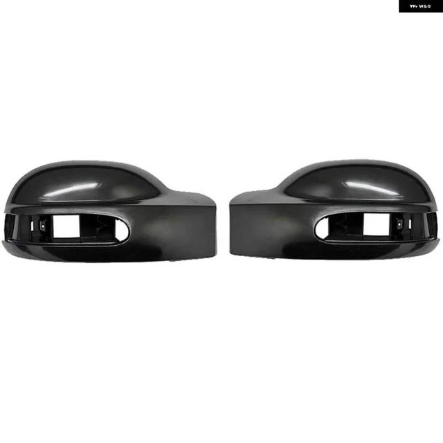 ブラック サイドウィングミラー カバー キャップ メルセデス ベンツ ビアノ W639 2003-2010 A6398110461 A6398110561 左 右 リアビュー