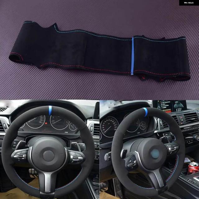 フロント ステアリングホイール ラップカバー プロテクター カー BMW F87 M2 F80 M3 F82 M4 F10 M5 F12 F13 M6 F85 X5M F86 X6M F30 2017-2015