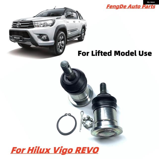 1ペア グリース可能 フロントアッパーボールジョイント HILUX VIGO INNOVA TUNER TGN40 GGN25 KUN26 REVO GGN122 TACOMA 2005-2017