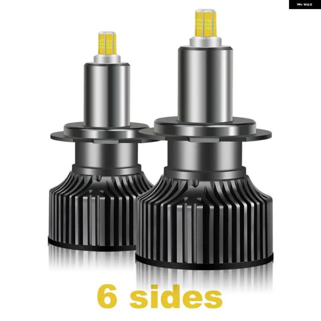 60000LM H7 パワフル LED ミニカー ヘッドライト H3 H8 H11 H1 LED バルブ HB3 9005 HB4 9006 HIR2 9012 CSP 3D 360 オートランプ 12V 6000K_6