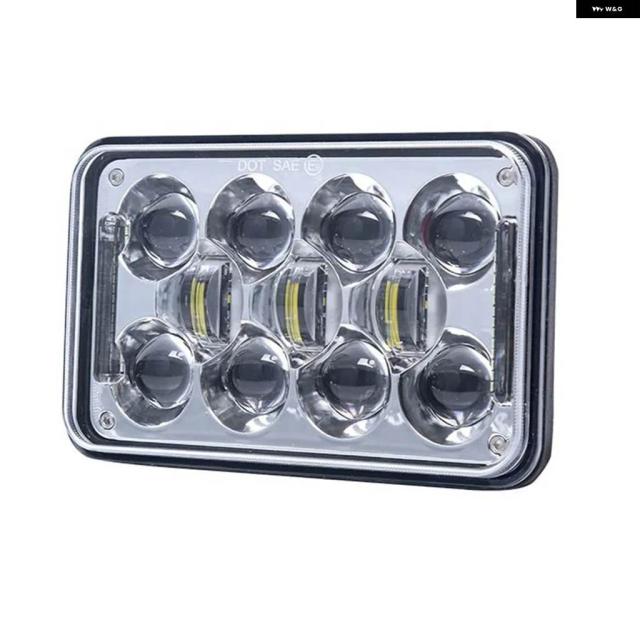 トラック ライト スクエア 4X6インチ LED ヘッドライト 防水 ドライビングランプ ホンダ XR250 XR400 XR650 スズキ DRZ 車 オフロード バイク_12