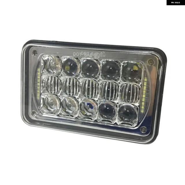 トラック ライト スクエア 4X6インチ LED ヘッドライト 防水 ドライビングランプ ホンダ XR250 XR400 XR650 スズキ DRZ 車 オフロード バイク_9