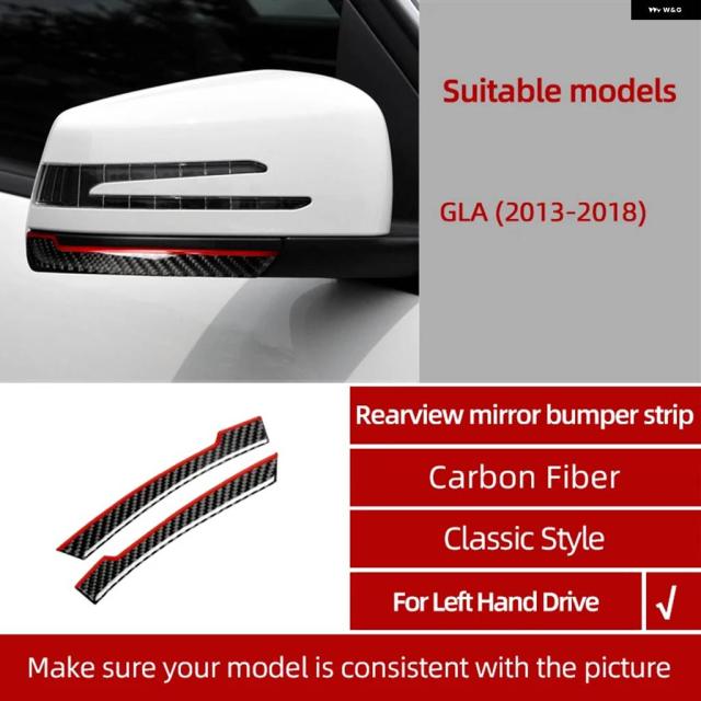 メルセデス ベンツ W176 A クラス GLA X156 CLA C117 カーボン カー インテリア センター コンソール パネル トリム ステッカー チューニング_6