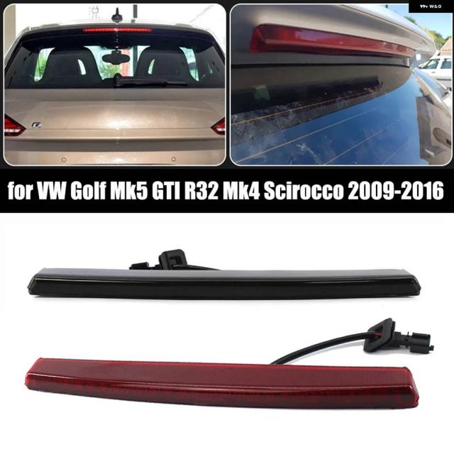 3RD ハイ ブレーキライト VW ゴルフ 5 V GTI R32 3RD テールライト 1K8945087D ブラック レッド 5K6945087C VW シロッコ 2009-2016 リアランプ