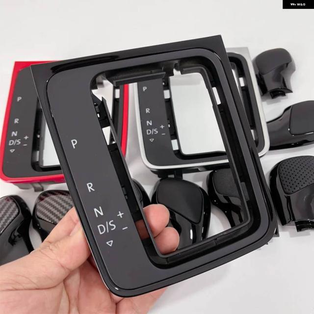ギア フレーム ブラケット サークル ギア シフト ノブ ベース トリム サークル オートマチック ギア シフト ノブ ゴルフ 7 7.5 左ドライバー ハンド