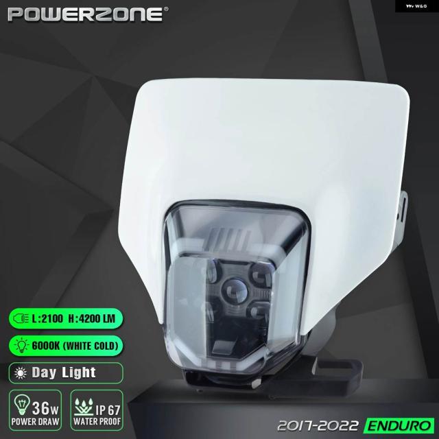 自動二輪車 2021 前照灯 上端照明ランプ ともし火 HUSQVARNA FE250 FE350 FE450 2020 2021 2022 LED 前照灯