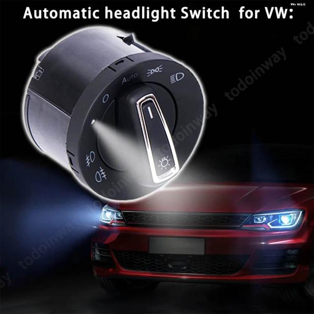 オート ヘッドライト スイッチ モジュール VW ゴルフ 7 6 5 MK6 MK7 ジェッタ MK5 ティグアン MK1 MK2 パサート B6 B7 チューニング ポロ サンタナ チューニング ポロ