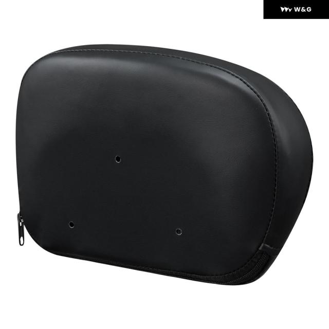 ハーレー　パッセンジャーバックレストパッド パッセンジャーバックレストシシーバー オートバイ用 ブラック