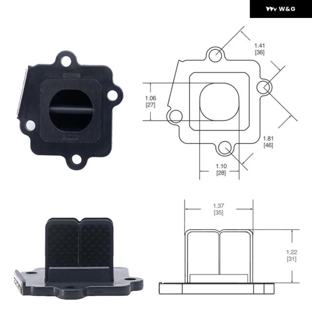 リード バルブ ヤマハ ジョグ 50 CY50 VFORCE 3 カーボン エンジン