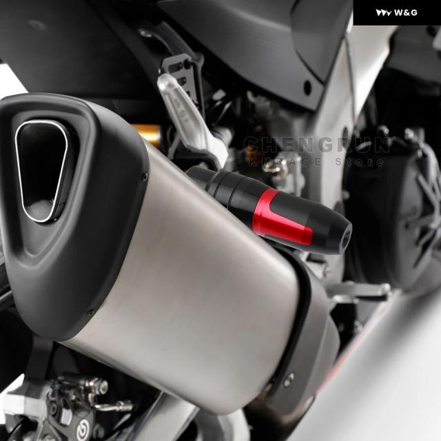 排気 スライダー アルミ 落下防止 アプリリア RSV4 ファクトリー V4 1100 アクセサリー 2021-2022-24 クラッシュ プロテクター