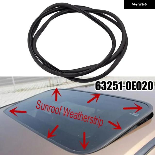 OEMナンバー 63251-0E010 63251-0E020 サンルーフ ウェザーストリップ