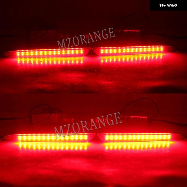 1ペア LED リア バンパー リフレクター ブレーキ テール フォグライト ランプ 適用: ホンダ CRV 2017-2021 バンパー 装飾 ランプ 2ピース AL-SS-0453 AL 1 ペア LED バンパーリフレクターライトインフィニティ Q50 QX56 QX60