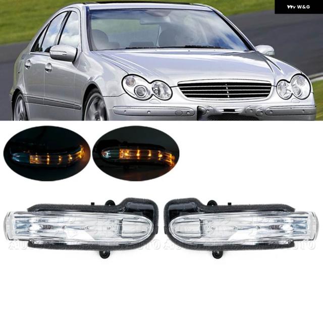 車用LED ウィンカーライト メルセデス ベンツ W203 4ドア 2004/07/01 インジケーター サイドランプ バックミラー ライト A2038201621