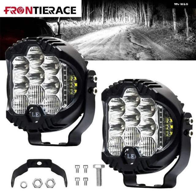 補助3インチ ウォックライト ハイビーム ヘッドライト 120W マイル オートバイ ジープ LED サーチバー 4X4 オフロード 超高輝度 12V 24V
