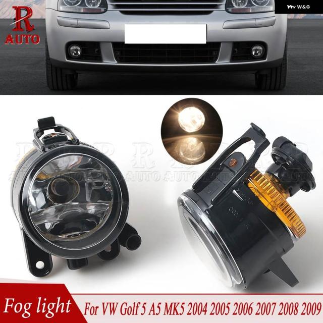 車用フロント バンパー フォグライト アセンブリ フォグランプ ハロゲン付き VW ゴルフ 5 A5 MK5 2004-2006/09/01 1K0941699C 1K0941700C
