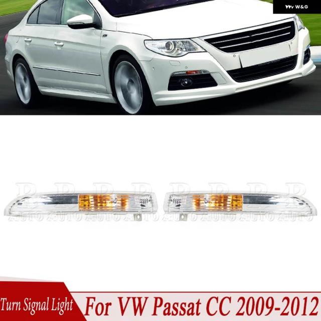 フロント バンパー コーナーライト カーアクセサリーウィンカーライトDRL 35D953041 35D953042 VW PASSAT CC 2009/12/01 車