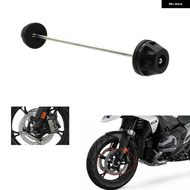 オートバイ フロントアクスル フォーク ホイール プロテクター クラッシュ スライダー パッド BMW R1300GS 2023 2024用アクセサリー