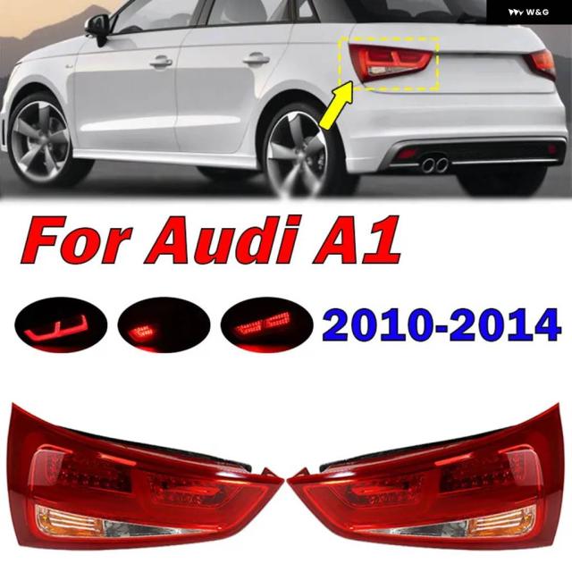 アウディ A1 2010 - 14 LED テールライト ハザード灯 ブレーキライト シグナルランプ テールライト ハウジング バルブ 無 8X0945094B