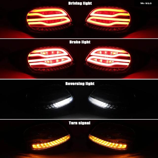 1ペア LED リア テールライト プジョー 206 206CC 2004/08/01 ストップブレーキ ウィンカーランプ カーアクセサリー ツール