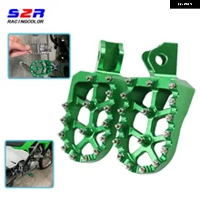 カワサキ KLX230 KLX 230R KLX230S KLX230SM 2020 - 2024 バイク アクセサリー フットレスト フットペグ レスト ペダル