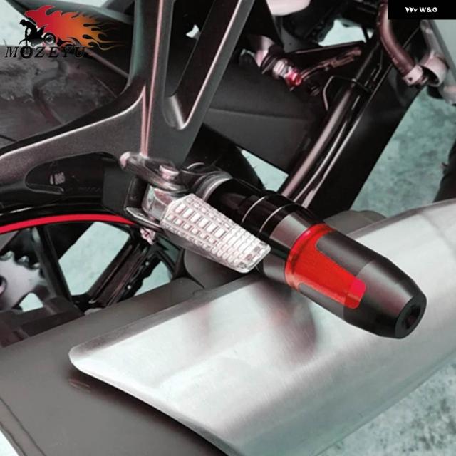 排気 スライダー クラッシュ パッド プロテクター スズキ V-STORM 800 1050 DE VSTROM 800DE 1050DE 2023 - 2025 バイク 転倒防止