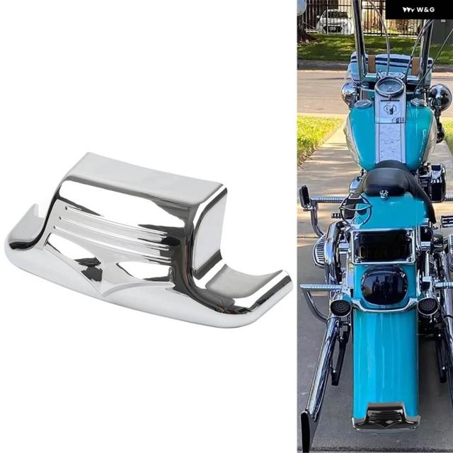 オートバイ リア マッドガード チップエッジ トリム デコレーション ハーレー ヘリテージ ソフテイル クラシック FLSTC FLSTN ABS プラスチック クローム