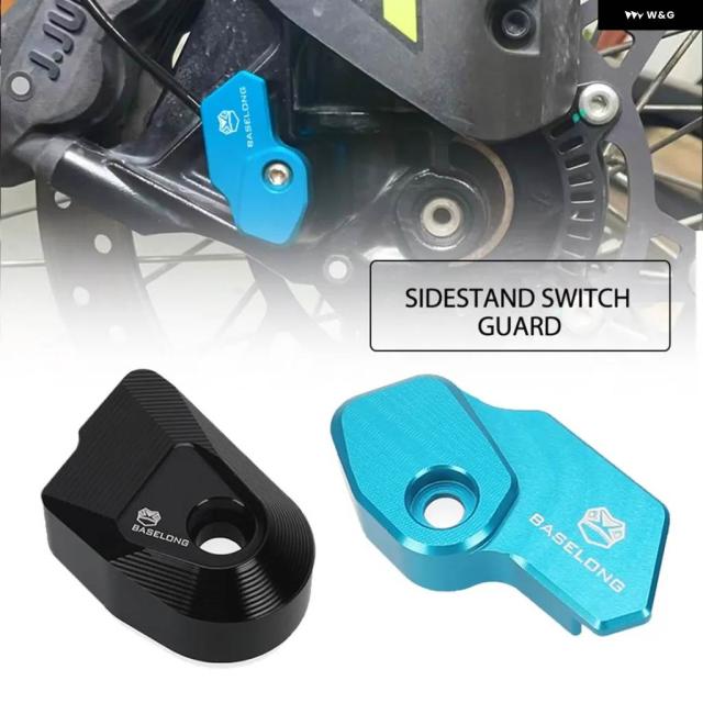 オートバイ CFMOTO 450MT IBEX 450 2024-2025-2026 アクセサリー CNC アルミ サイド スタンド スイッチガード