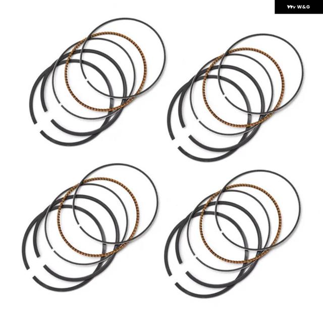 1/4セット オートバイ エンジン パーツ ピストンリング キット ボア STDサイズ 48MM ~ 48.5MM ヤマハ FZR250 FZ250 1HX FZR FZ 250 モーター