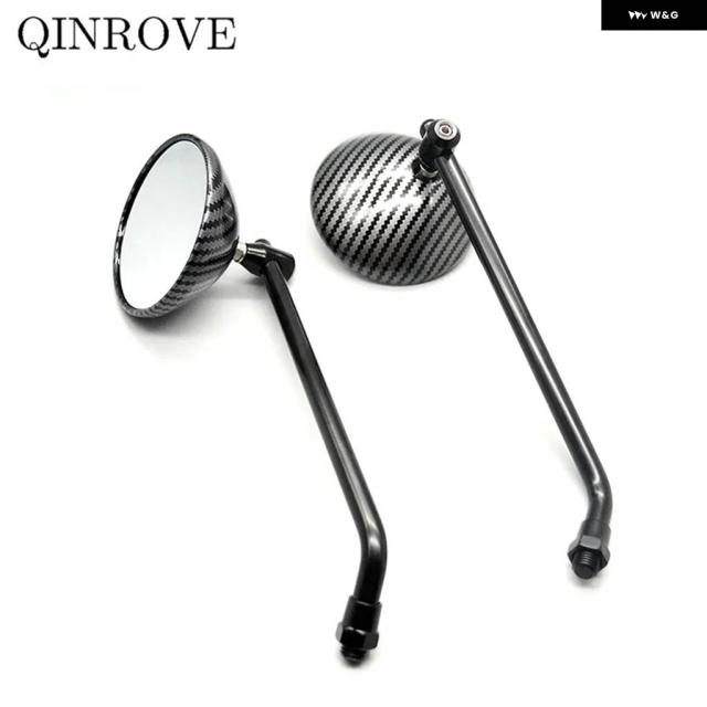 8/10MM オートバイ カフェレーサー ラウンドリアビューミラー 汎用 レトロ バイク サイド凸面ミラー アクセサリー ホンダ CB650R_3