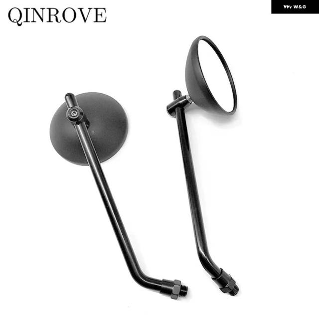 8/10MM オートバイ カフェレーサー ラウンドリアビューミラー 汎用 レトロ バイク サイド凸面ミラー アクセサリー ホンダ CB650R_4