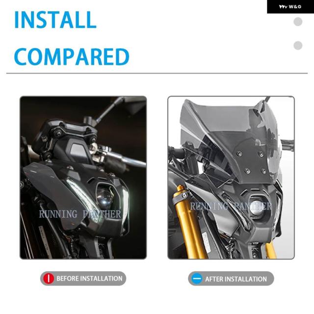 ヤマハ MT09 MT-09 MT09 SP 2021 自動二輪車 付属品 GIVI 気流遮蔽物 ウィンドスクリーンキット デフレクター フェアリング 取りまかなう