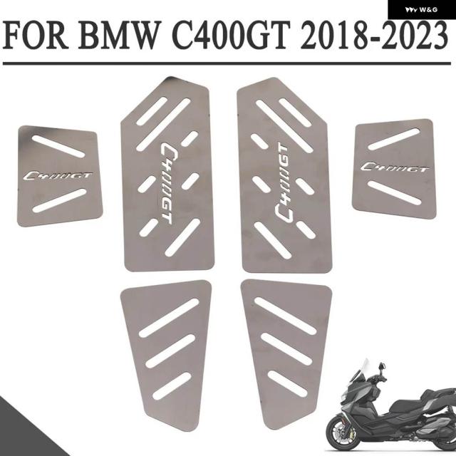 BMW C400GT 2023 C 400 GT 2018 - 22 自動二輪車 フットレスト ペダル フットボード フットプレート ペダル フット パッド ステンレス鋼