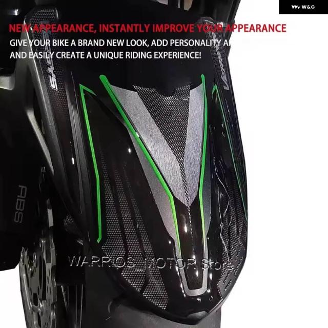 カワサキ VERSYS 650 2017-2020 バイク フェンダー プロテクター ステッカー 3Dエポキシ樹脂 ステッカー 装飾 ステッカー_4