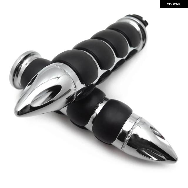 オートバイ ラバーハンド グリップ 7/8インチ 22MM ラバー ハンドルバー グリップ ハーレー チョッパー ツーリング スポーツスター_5