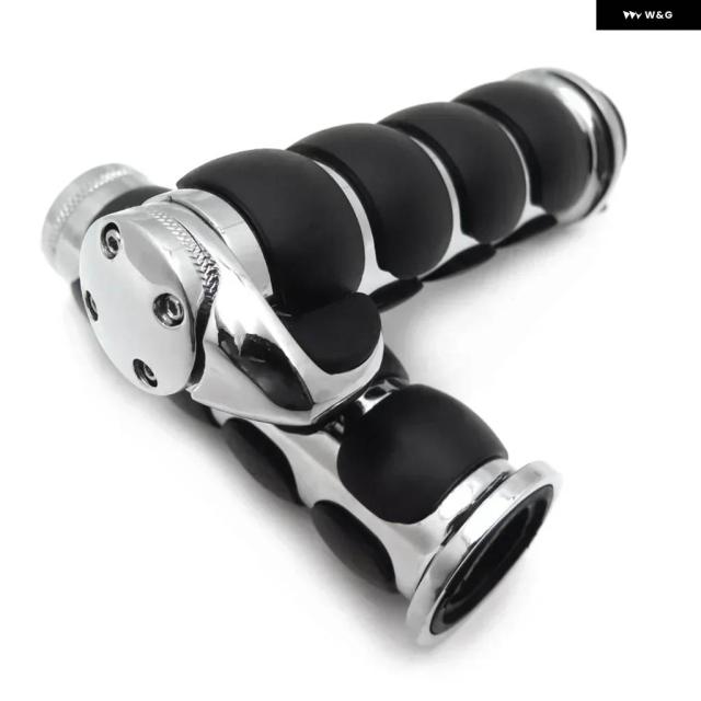 オートバイ ビレット アルミ ゴム製ハンド グリップ 付き 25MM ハーレー ダビッドソン ソフテイル ファットボーイ FLSTF/ ホンダ シャドウ 600 VLX DLX