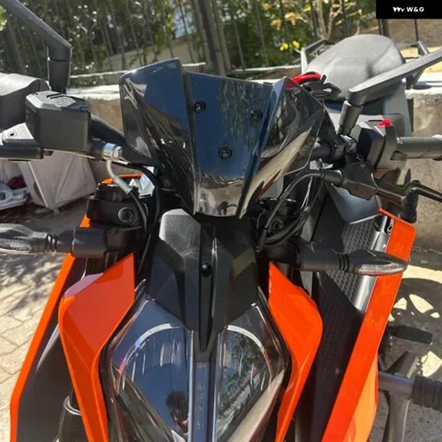 KTM DUKE125 DUKE250 DUKE390 2024 2025 オートバイ ウィンドシールド フライスクリーン DUKE 125 250 390 ウィンド ディフレクター シールドスクリーン エアフロー