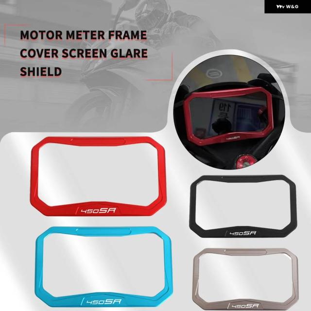 2024 オートバイ CNC メーター フレーム カバー CFMOTO 450SS 450SR SR450 2022 2023 スクリーングレアシールド計器 ディスプレイ ガード