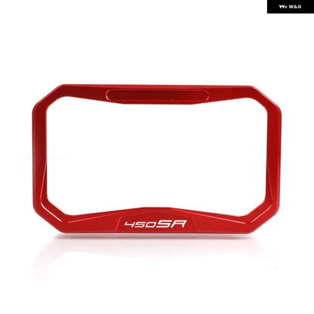 2024 オートバイ CNC メーター フレーム カバー CFMOTO 450SS 450SR SR450 2022 2023 スクリーングレアシールド計器 ディスプレイ ガード_10