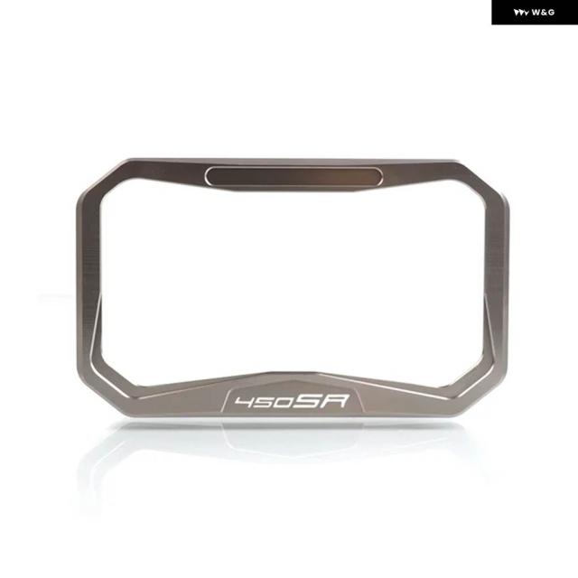 2024 オートバイ CNC メーター フレーム カバー CFMOTO 450SS 450SR SR450 2022 2023 スクリーングレアシールド計器 ディスプレイ ガード_9