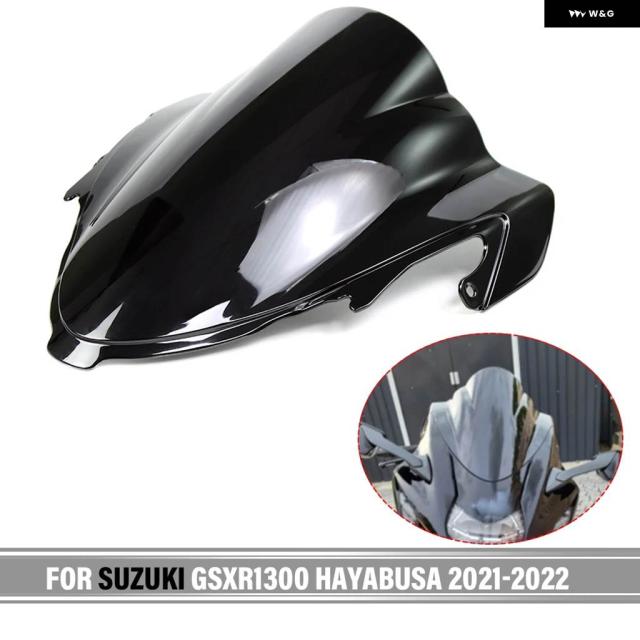 スズキ HAYABUSA GSXXR 1300 2021 2022 自動二輪車 風防ガラス 黒いこと 風防ガラス 映写幕 フェアリング GSX-R GSX-R1300