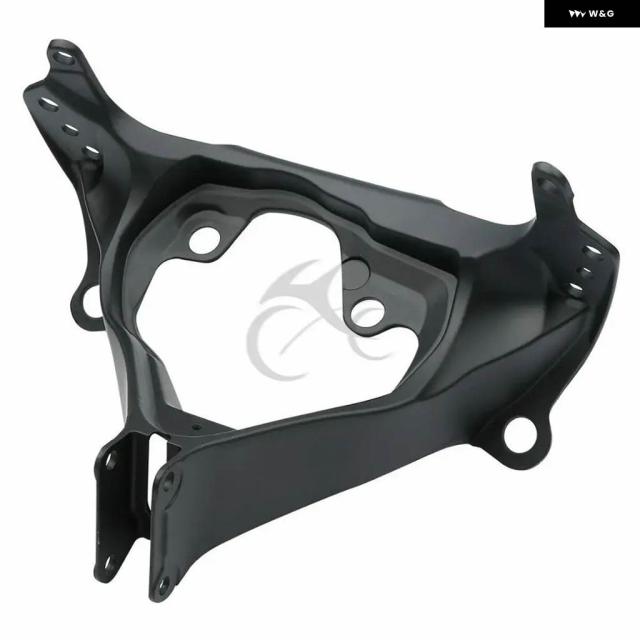オートバイ フロントアッパーステー ヘッドライト フェアリング ブラケット スズキ GSXR GSX-R 600 750 2006-2007 アルミ ブラック