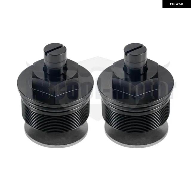 41MM プリロード フォーク キャップ トライアンフ ボンネビル T100 フロント チューブ 六角形調整 フォーク ボルトペア ゴールド シルバー ブラック ブルー レッド_3