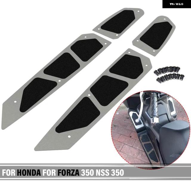 ホンダ FORZA 350 NSS350 FORZA350 NSS 350 バイク アクセサリー フットレスト フットボード ステップ フット パッド ペダルプレート フットペグ
