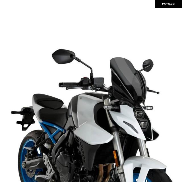 スズキ GSX-8S GSX8S 2023 2024 フロントガラス ウィンド ディフレクター シールドスクリーン バイザーガラス ブラケット 付き ウィンド ディフレクター_3