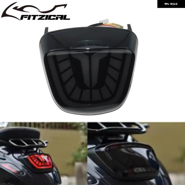 バイク リアLED テールライト LEDブレーキウィンカー ロープロファイル テールライト VESPA SPRINT PRIMAVERA 50 125 150 2020-2025