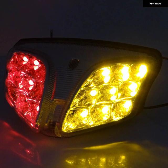 クローム LED 押し並べて型 テールランプ 尻っ方うち切り ウィンカーライト スズキ SV650 SV650X X L7 2017 - 21