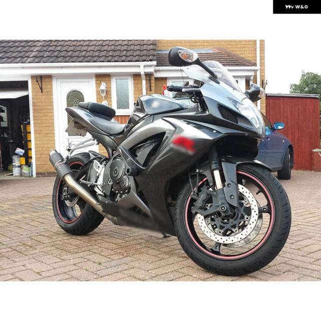 スズキ GSXR600 01-03 GSXR750 2000/03/01 自動二輪車 ノーカット ひな型 スライダー 衝突 フォールディングプロテクション