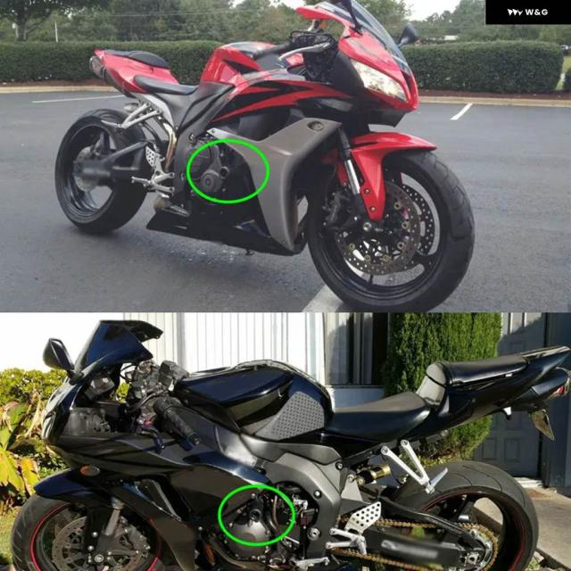ホンダ CBR600RR CBR600RR 2007 2008 ノーカット バイク フレーム スライダー クラッシュ ステーターケース 落下_5